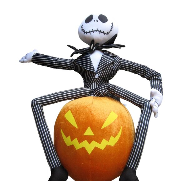 Jack Skellington Pumpkin King 19" Plush Nightmare Before Christmas HALLOWEEN - Picture 4 of 11